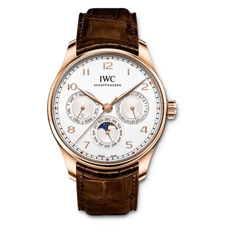 iwc portoghese calendario perpetuo oro rosa